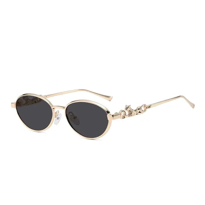 Lunettes de soleil ovales de marque pour femme