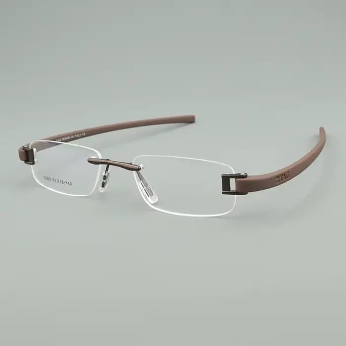 TAG Hezekiah montures de lunettes sans cadre hommes lunettes carrées lunettes de Prescription optiqu