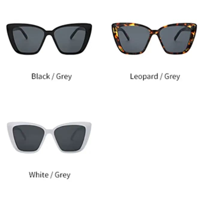 Lunettes de soleil œil de chat plein cadre pour hommes et femmes