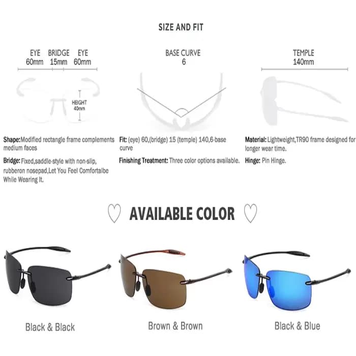 JULI The Matrix classique sport sans monture lunettes de soleil hommes Orange mâle conduite Rectangl