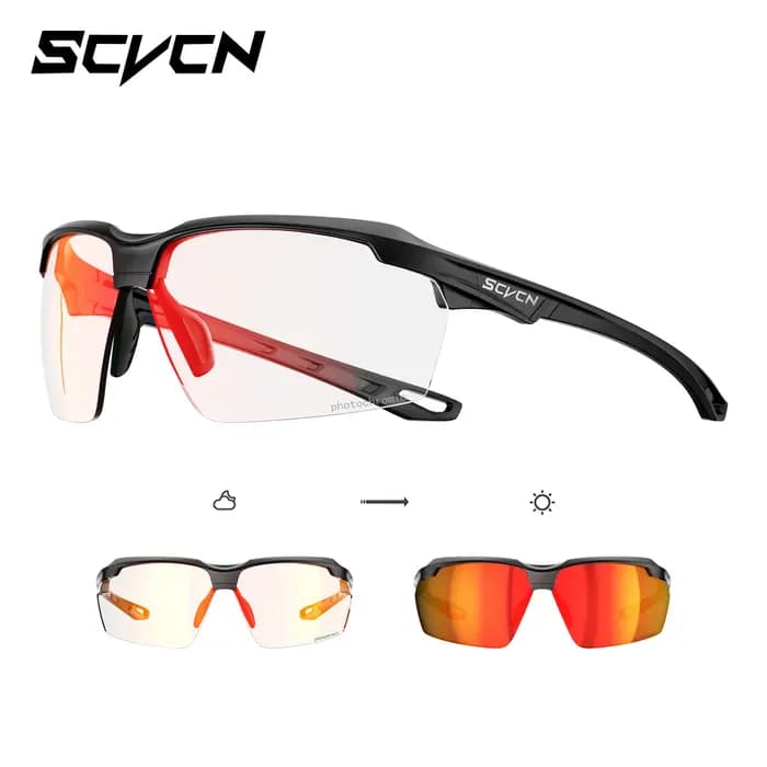 SCVCN lunettes de cyclisme photochromiques hommes vtt