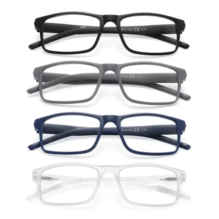 MODFANS lunettes de lecture à lumière bleue hommes lecteurs pour femmes rectangulaire Anti-éblouissement/filtre de