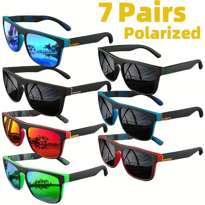 Lunettes de soleil polarisées carrées