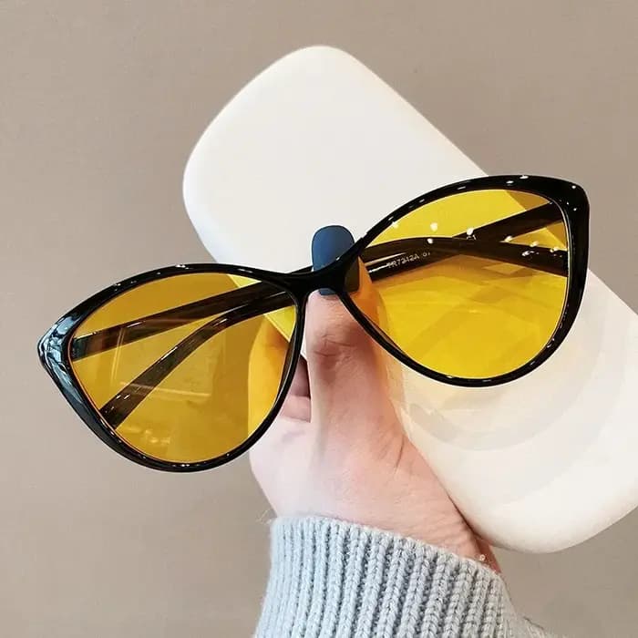 Lunettes de soleil ChimCat Eye Frame pour femmes, lunettes de soleil d'extérieur, protection des yeux, lunettes de soleil rétro de luxe