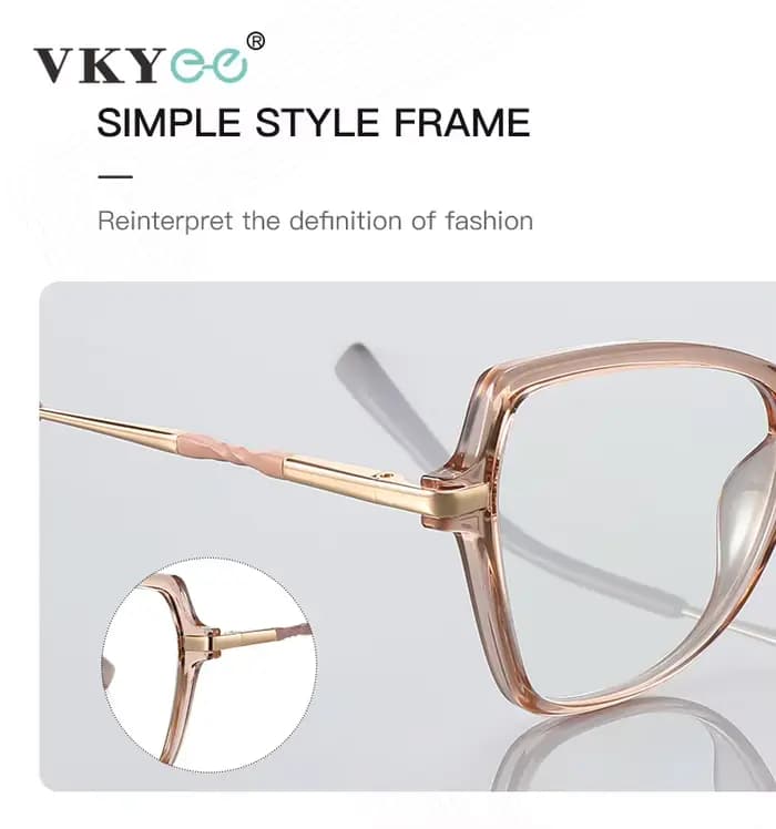 VICKY grande mode papillon conception lunettes montures femmes Anti-lumière bleue lunettes de lectur