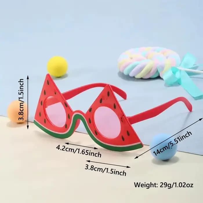 Lunettes de soleil tendance en forme d'ananas
