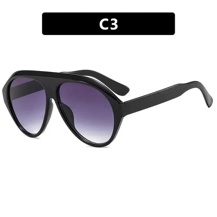 Lunettes de soleil aviateur vintage de marque de luxe pour femmes et hommes