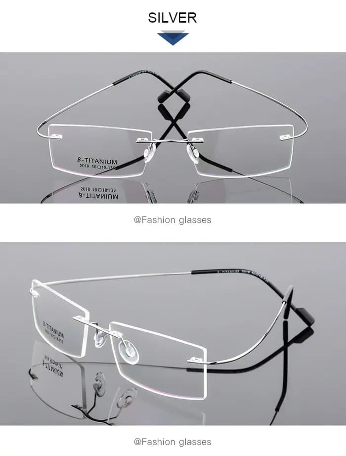 UVLAIK Super élastique titane lunettes montures hommes affaires alliage optique