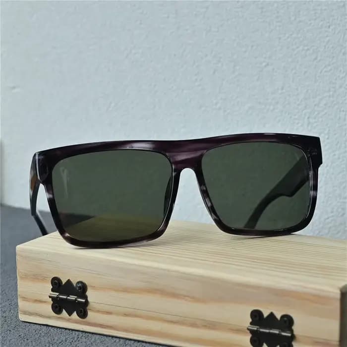 Vazrobe-Lunettes de soleil polarisées noires pour hommes