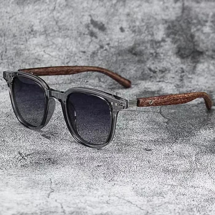 Lunettes de soleil classiques marron
