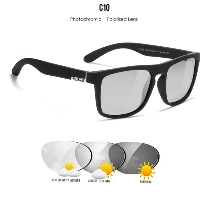 KDEAM Legend lunettes de soleil carrées lentille polarisée pour hommes femmes Sports de plein air pêche alpinisme