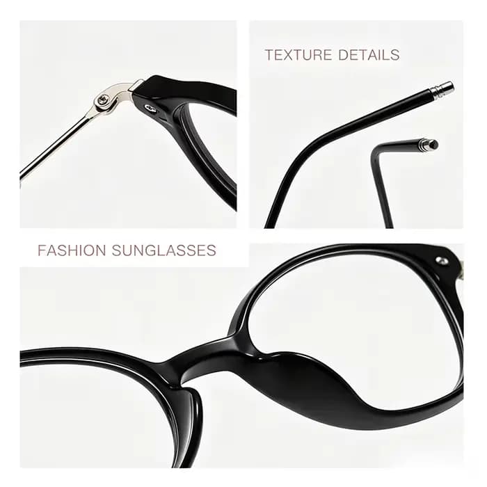 Lunettes de myopie photochromiques ovales anti-lumière bleue pour hommes et femmes