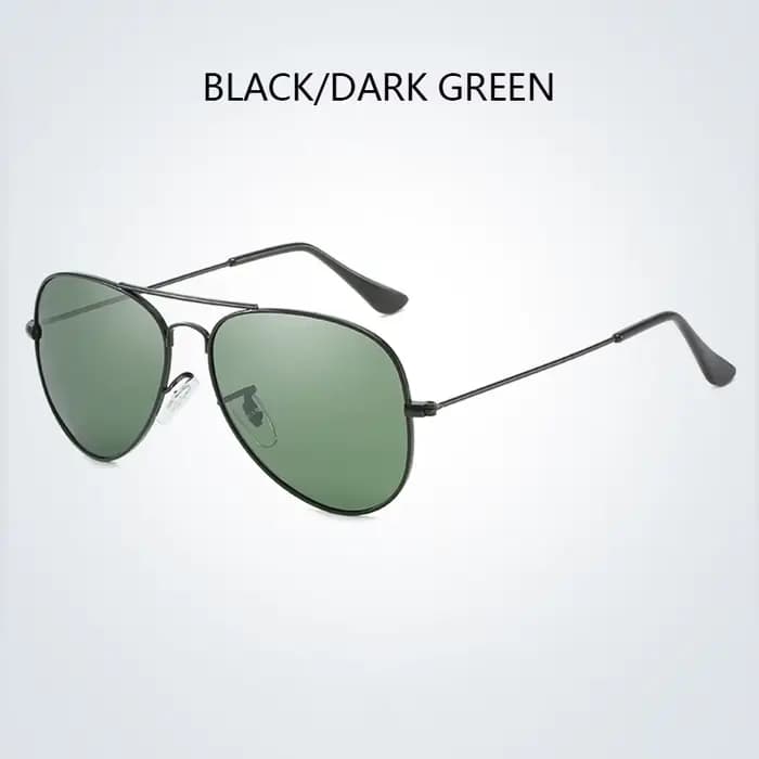 Lunettes de soleil pilote classiques pour hommes et femmes, polarisées, Vintage, rayons métalliques,
