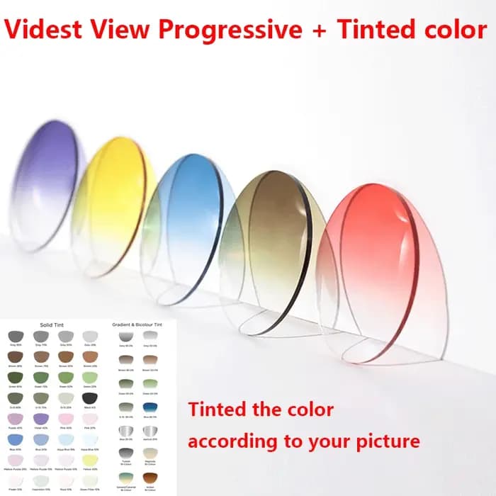 Lentille progressive de Prescription multi-focus sur le terrain le plus large 2025