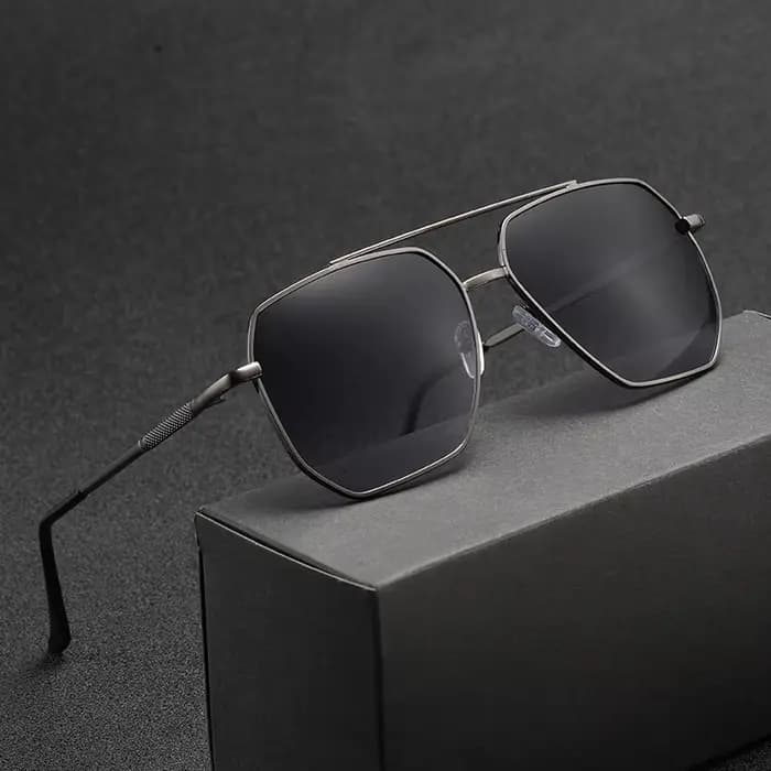 Nouvelle mode hommes lunettes de soleil pilote classique conduite