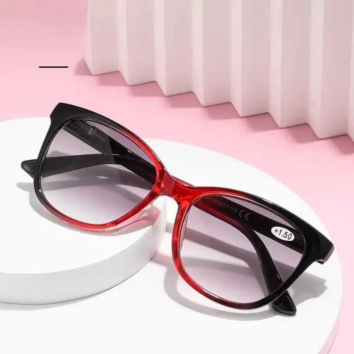 Lunettes de presbytie à monture de couleur dégradée pour femmes