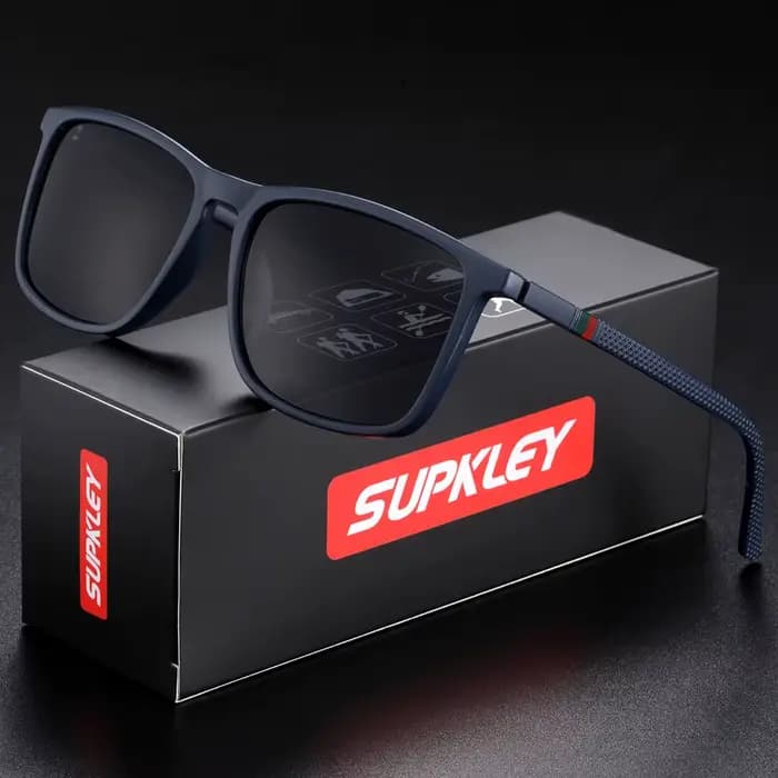SUPKLEY Sport Lunettes De Soleil pour Hommes Polarisées Confortable Porter Carré