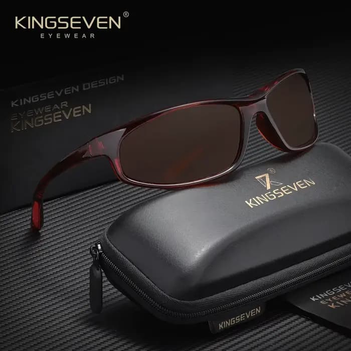 KINGSEVEN Lunettes de soleil classiques pour sports de plein air, hommes et femmes, polarisées UV400