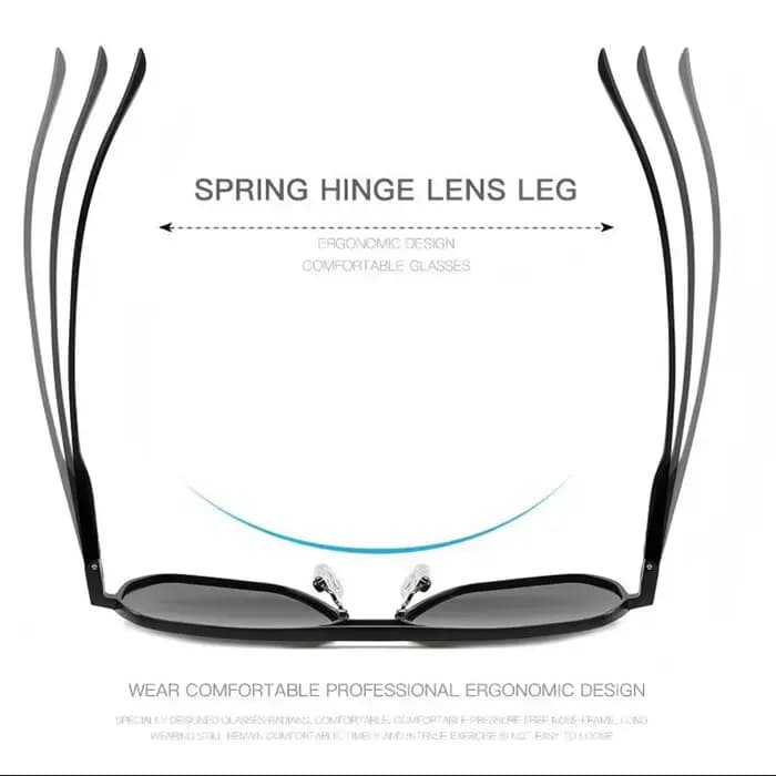 Lunettes de soleil photochromiques en métal de luxe pour hommes et femmes