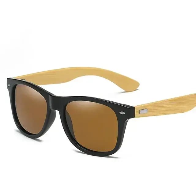 Lunettes de soleil en bois pour hommes