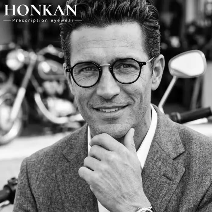 HONKAN – lunettes de créateur japonaises en acétate et titane pur