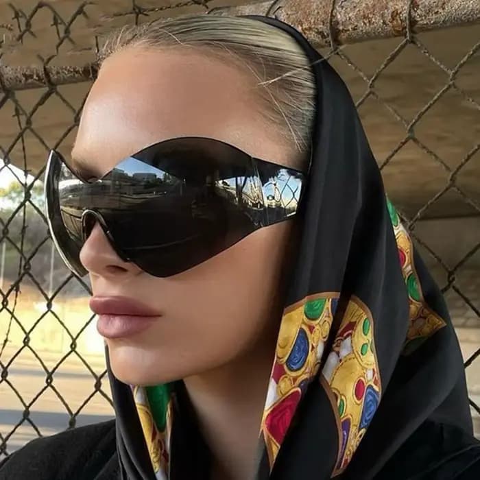 Lunettes de soleil sans monture pour femmes et hommes