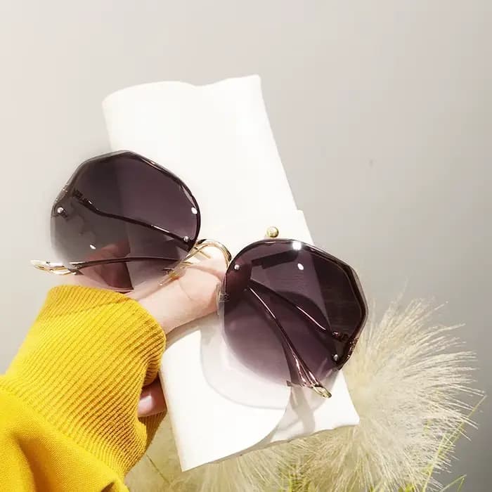 Lunettes de soleil sans bords pour femmes