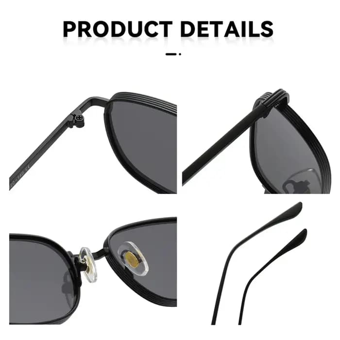DDDLONG mode petit carré rétro lunettes de soleil femmes classique Vintage Punk lunettes de soleil p