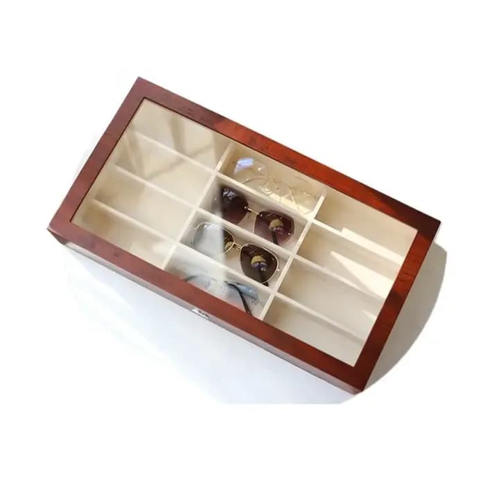 Étui à lunettes en bois