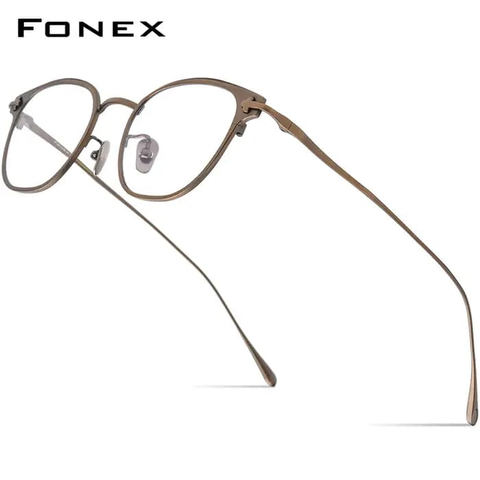 Monture de lunettes en titane pour hommes et femmes