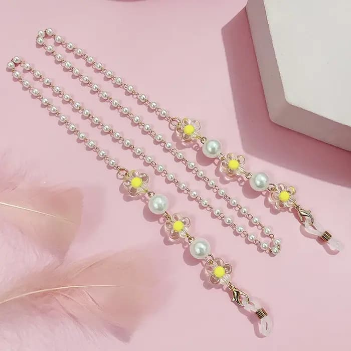 Lunettes de soleil en perles de cristal pour femmes