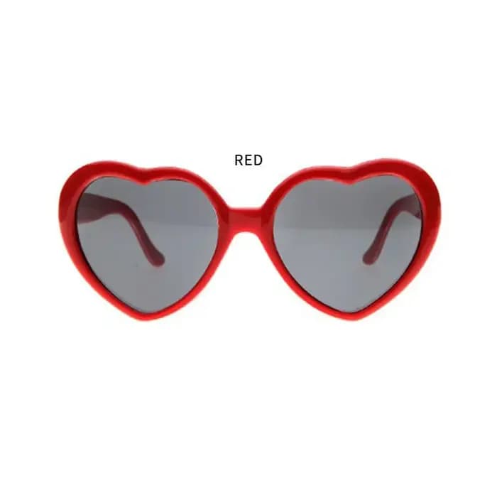 Lunettes de Diffraction en forme de cœur, cadeaux durables, lumières deviennent l'image d'amour, lunettes à effet spécial, nouvelle collection
