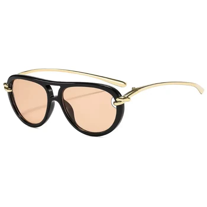 Lunettes de soleil oversize pour femme, style pilote, design de marque, tendance, de luxe, pour la c