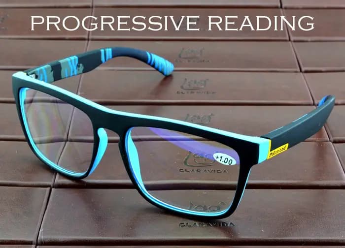 Clara Vida progressive fabriqué à la main surdimensionné cadre carré hommes femmes mode lunettes de lecture +0.75 + 1 +1.25 +1.5 +1.75 +2 à +4