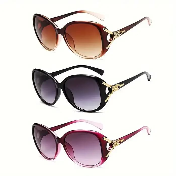 Lunettes de soleil en plastique pour femmes