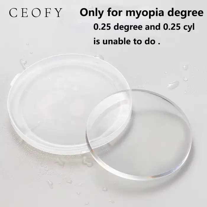 Lentille de Prescription Anti-rayon bleu, indice 1.61, Protection asphérique pour ordinateur et télé
