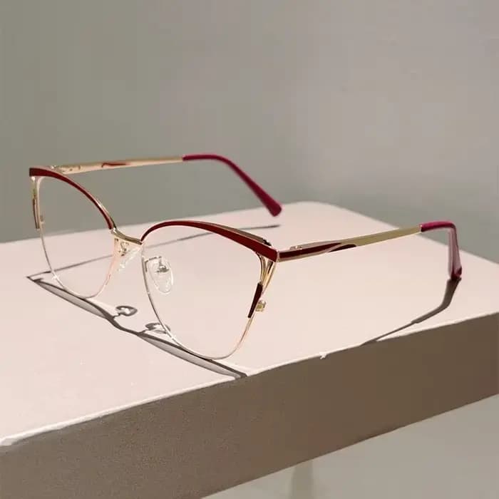 GM LUMIAS surdimensionné lunettes yeux de chat femmes nouvelle mode Vintage jante creuse montures op