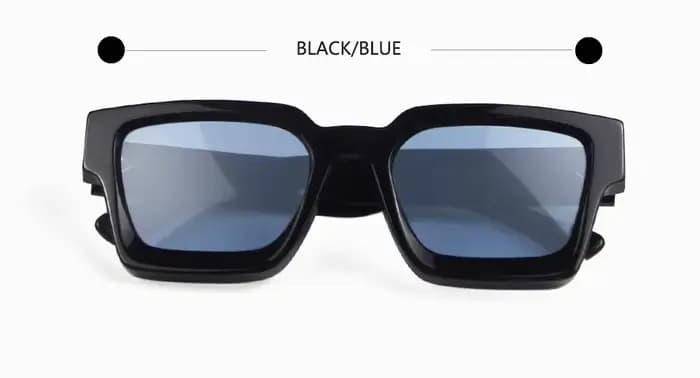 Lunettes de soleil polarisées à monture en acétate pour hommes et femmes, lunettes de soleil carrées