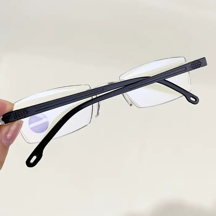 Lunettes de lecture légères sans cadre, 16 pièces, avec blocage de la lumière bleue, pour hommes et