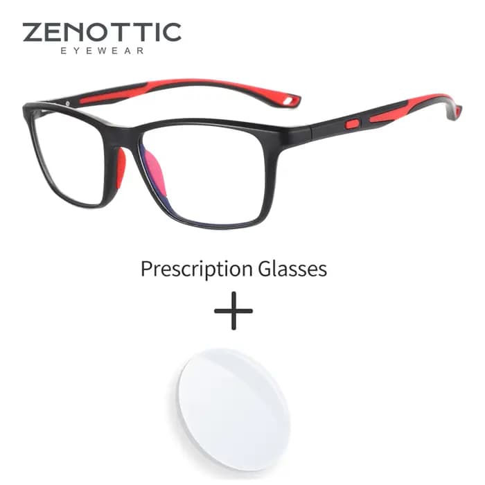 ZENOTTIC haute qualité TR carré lunettes de Prescription