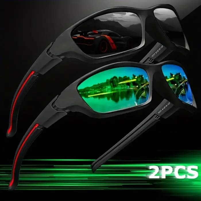 2/3 pièces nouvelles lunettes de soleil polarisées pour hommes en plein air mode sport pêche cyclisme Protection