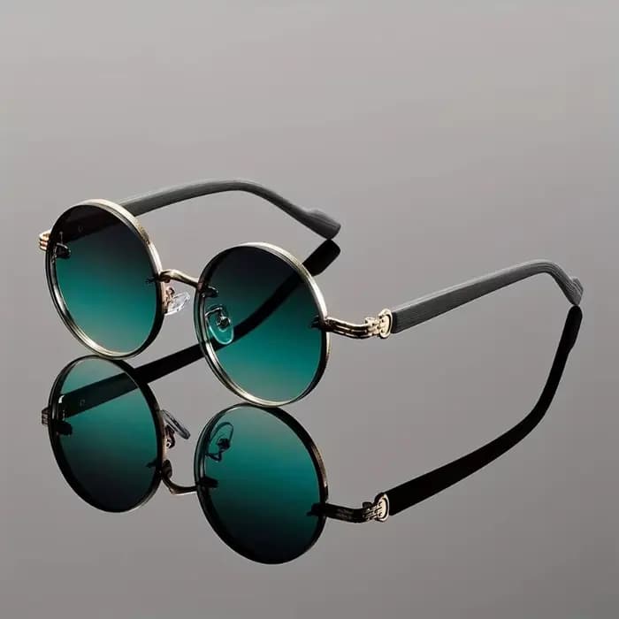 Nouvelles Lunettes de Soleil Rondes Classiques Tendance pour Hommes et Femmes