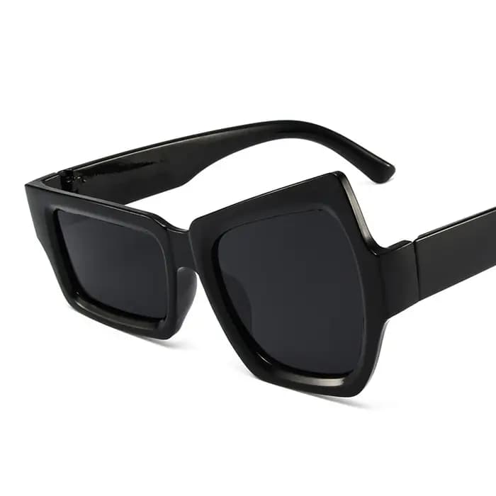 Mode lunettes De soleil carrées irrégulières homme marque