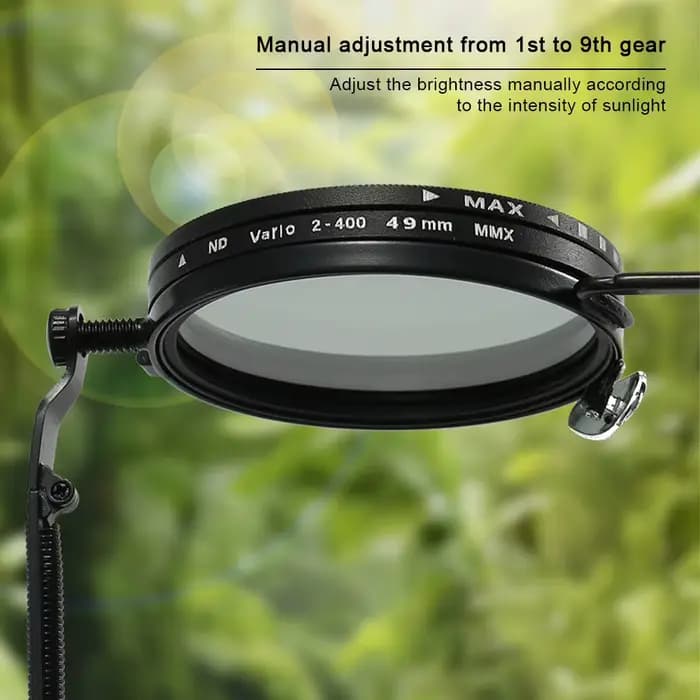 Lunettes de soleil polarisées rondes à 9 niveaux de luminosité réglable pour hommes et femmes