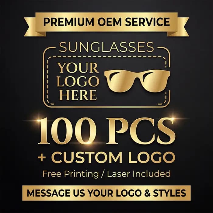 Lunettes de soleil personnalisées avec logo