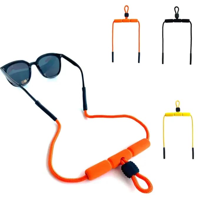 Cordon flottant en mousse pour lunettes de sport