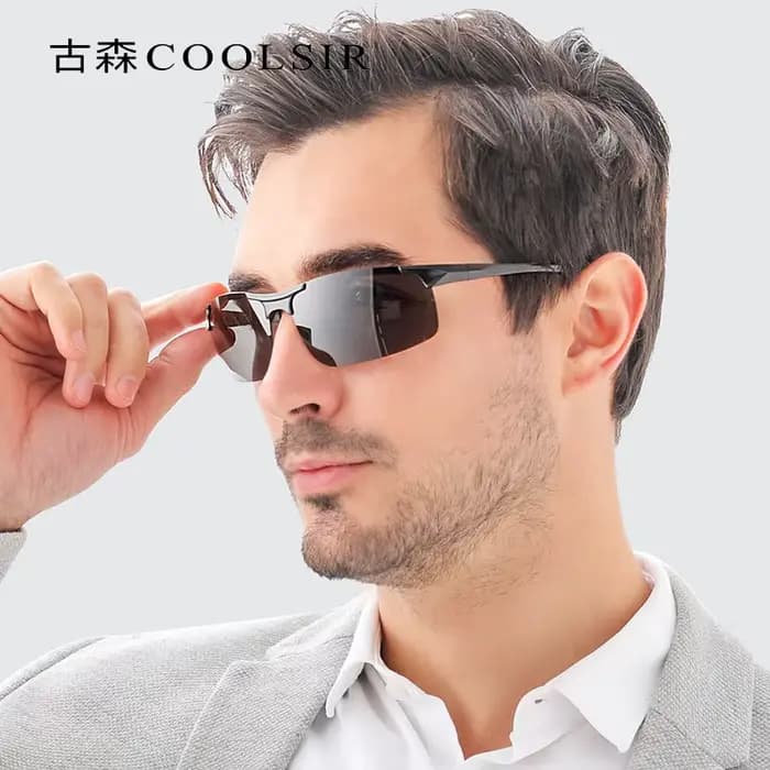 Lunettes de Soleil Polarisées en Aluminium Magnésium pour Homme et Femme