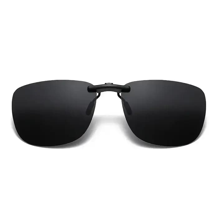 Lunettes de soleil polarisées à Clip carré pour femmes et hommes