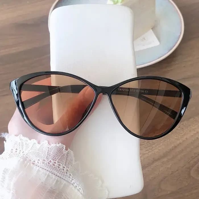 Lunettes de soleil ChimCat Eye Frame pour femmes, lunettes de soleil d'extérieur, protection des yeux, lunettes de soleil rétro de luxe