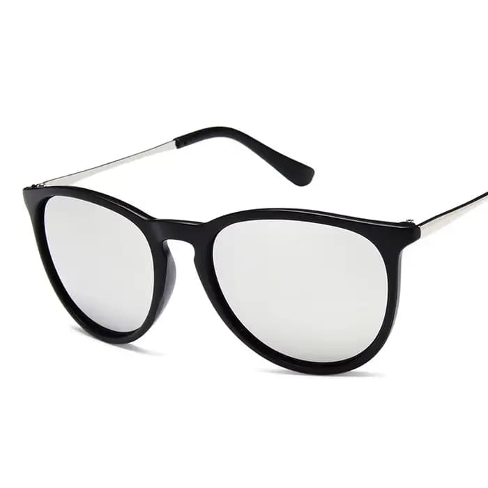 Marque Designer rond oeil De chat lunettes De soleil homme rétro nuances mâle